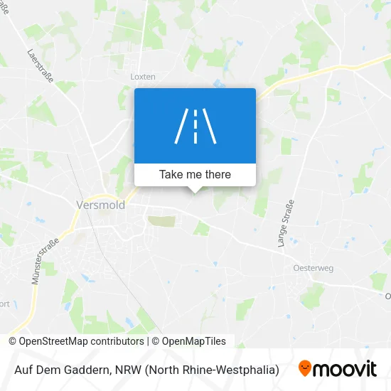 Карта Auf Dem Gaddern