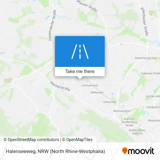 Карта Halenseeweg