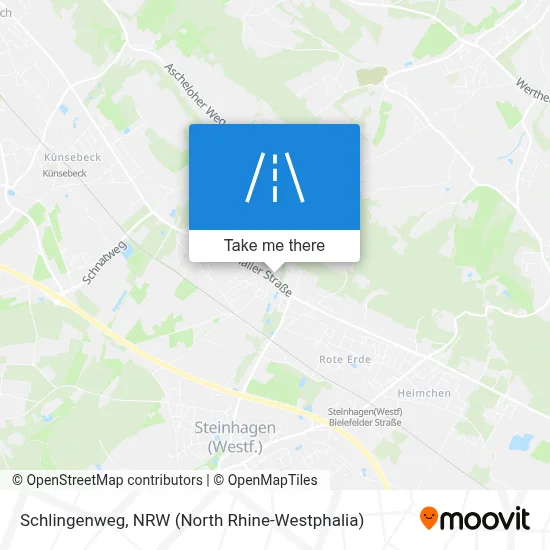 Schlingenweg map