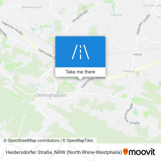 Heidersdorfer Straße map