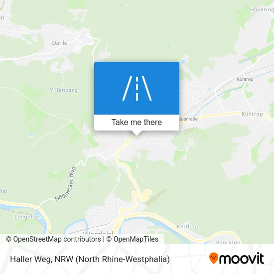Карта Haller Weg