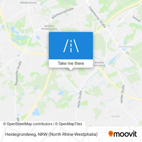 Карта Heidegrundweg