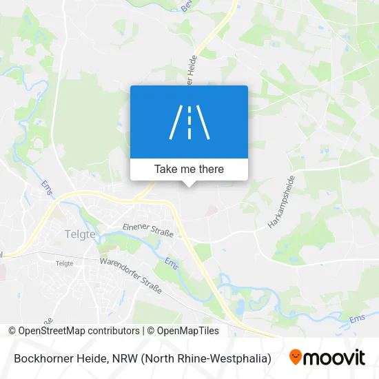 Карта Bockhorner Heide