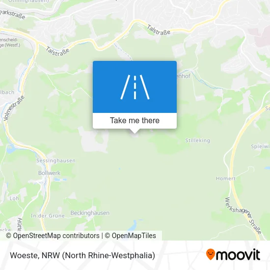 Карта Woeste