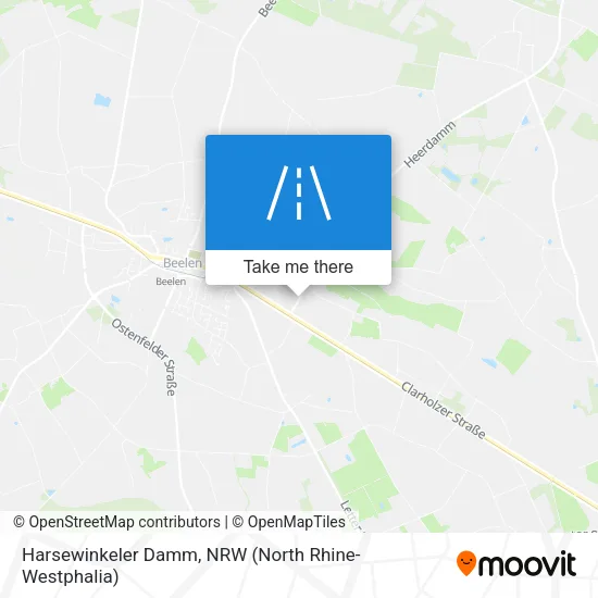 Карта Harsewinkeler Damm