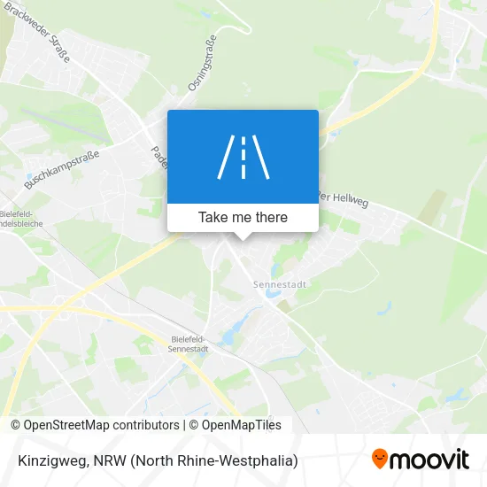 Карта Kinzigweg