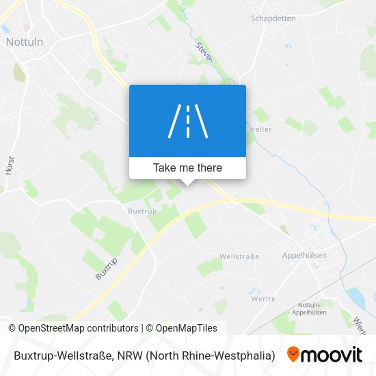 Buxtrup-Wellstraße map