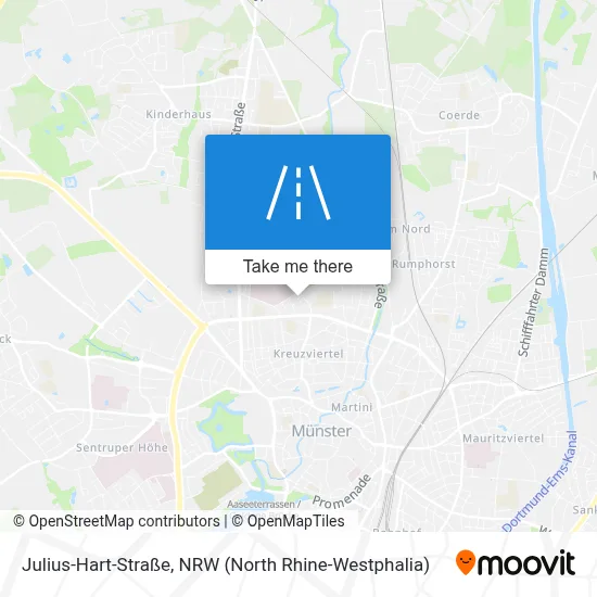 Julius-Hart-Straße map