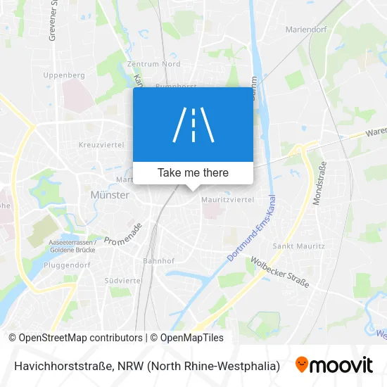 Карта Havichhorststraße