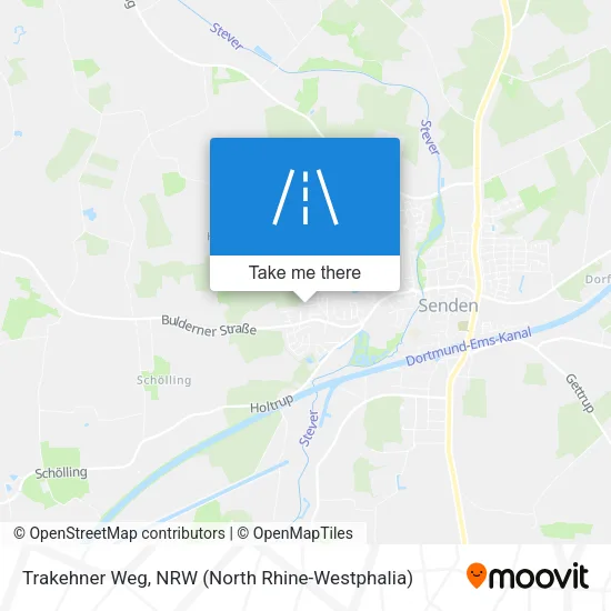 Карта Trakehner Weg