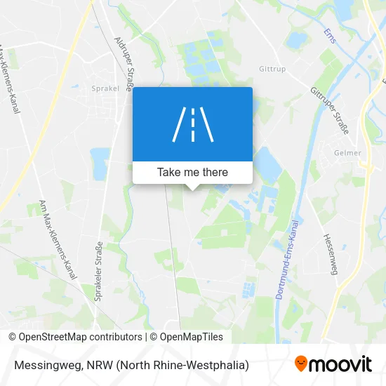 Карта Messingweg