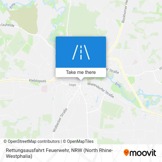 Rettungsausfahrt Feuerwehr map