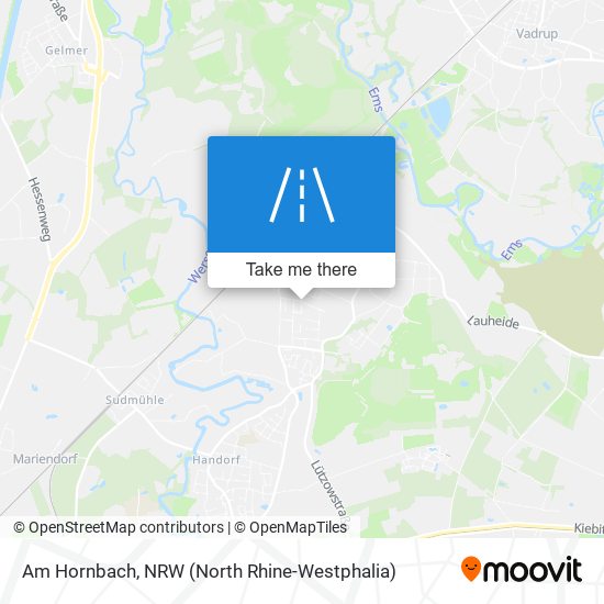 Am Hornbach map