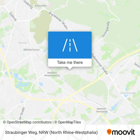Карта Straubinger Weg