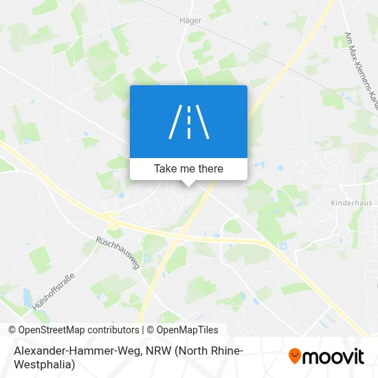 Alexander-Hammer-Weg map