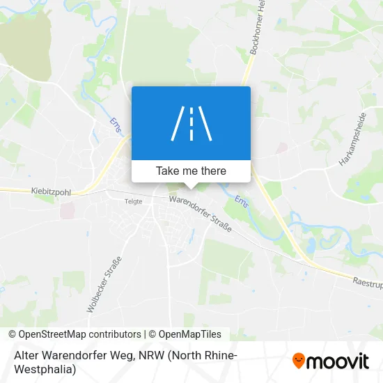 Карта Alter Warendorfer Weg