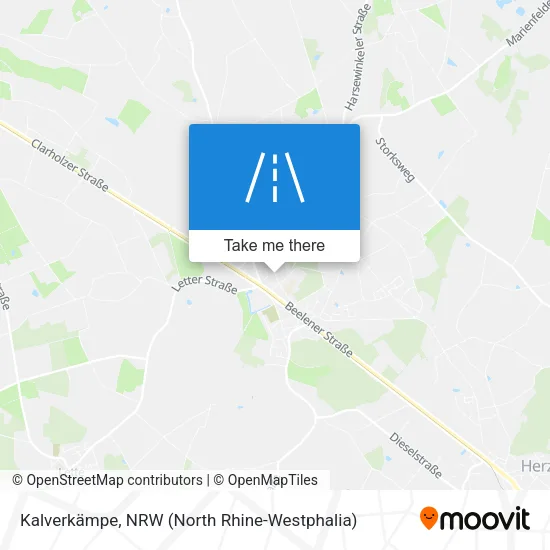 Карта Kalverkämpe