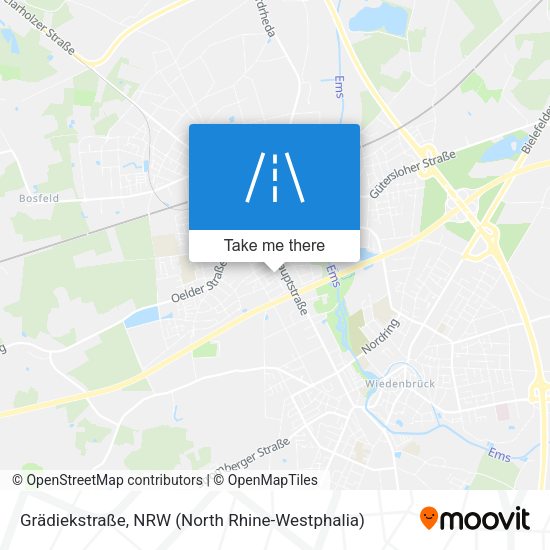 Grädiekstraße map