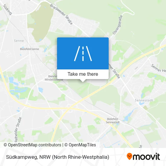Карта Südkampweg