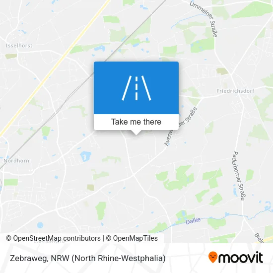 Карта Zebraweg
