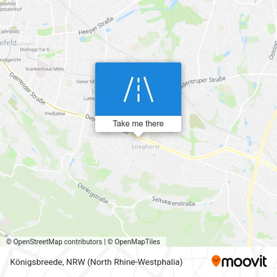 Карта Königsbreede