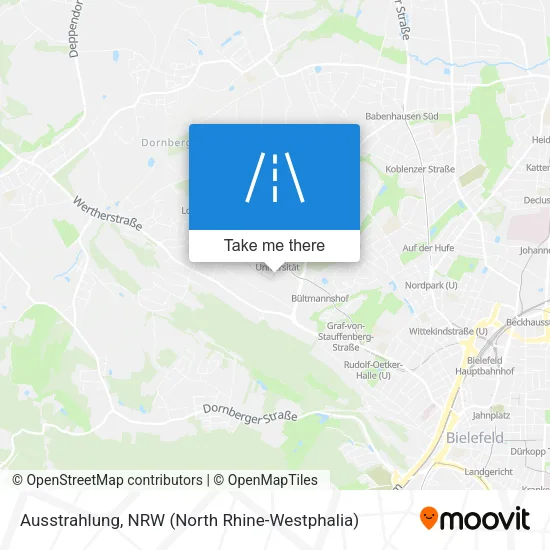 Карта Ausstrahlung