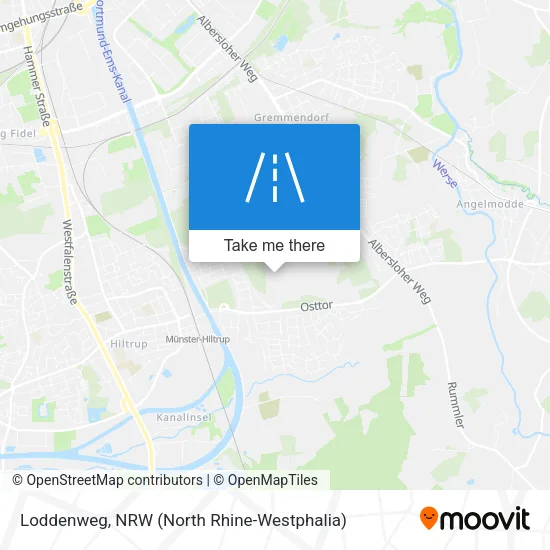 Карта Loddenweg