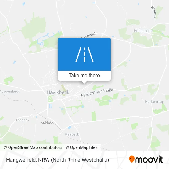 Hangwerfeld map