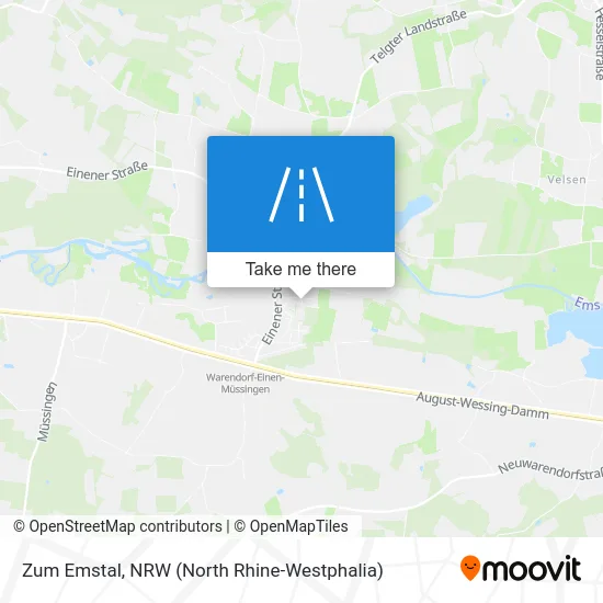 Карта Zum Emstal