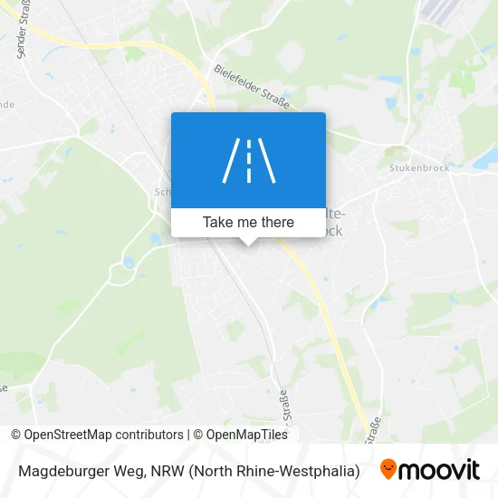 Карта Magdeburger Weg