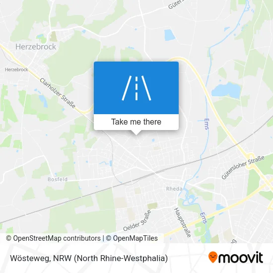 Карта Wösteweg