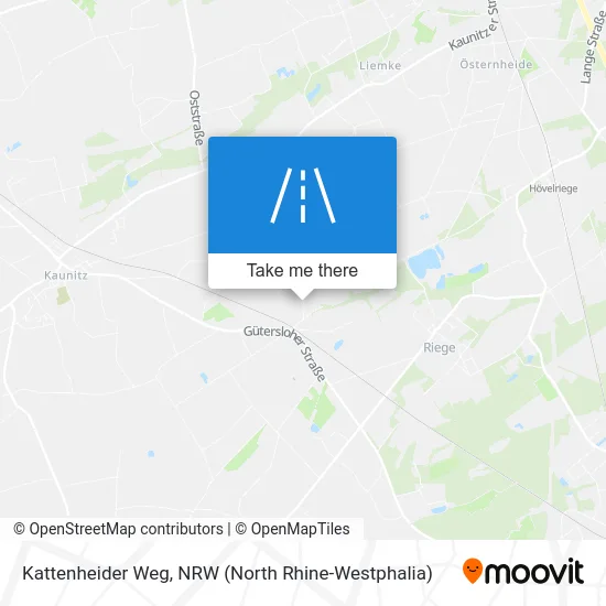 Kattenheider Weg map