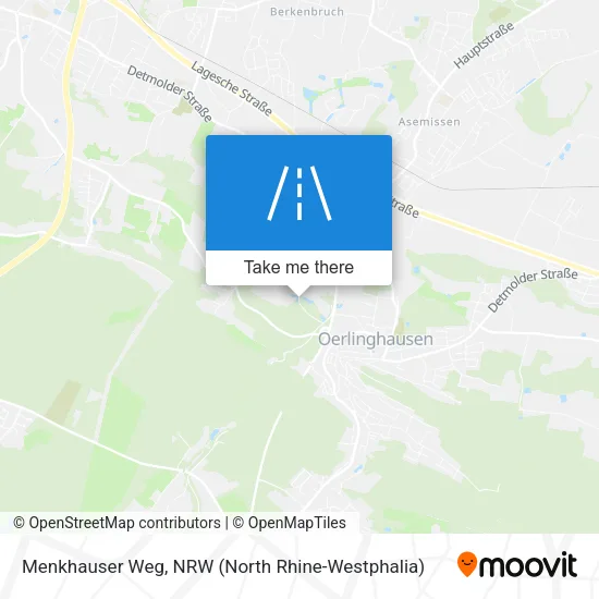 Карта Menkhauser Weg