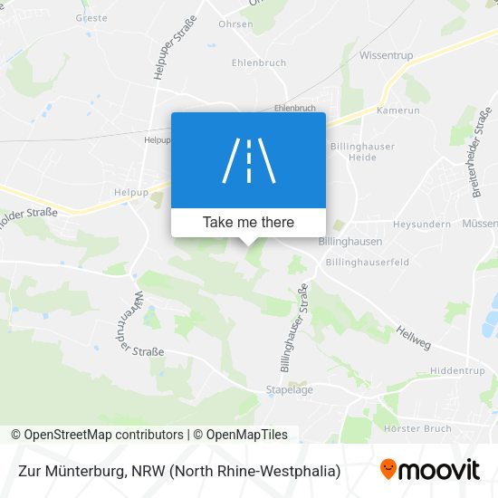 Zur Münterburg map