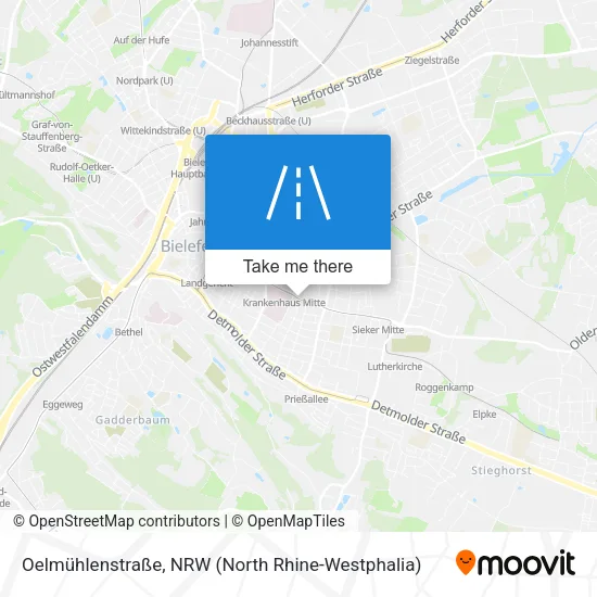 Карта Oelmühlenstraße