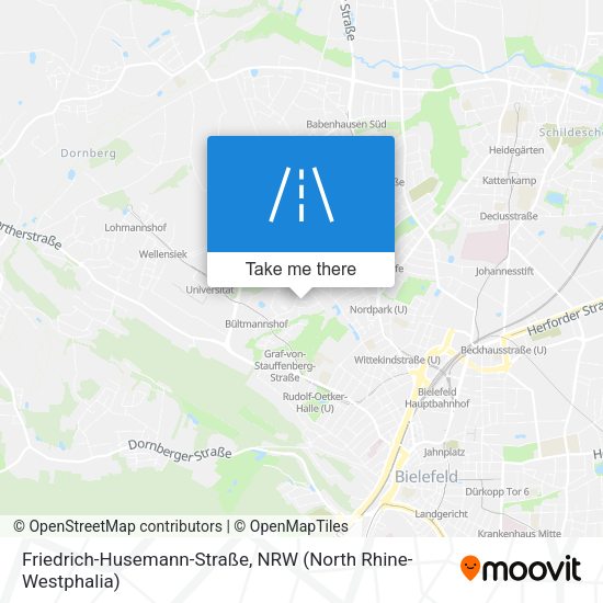 Friedrich-Husemann-Straße map