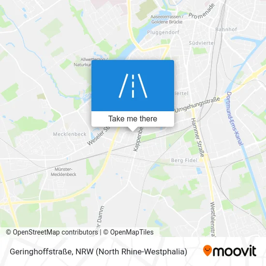 Geringhoffstraße map