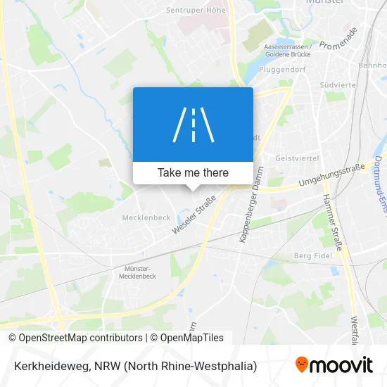 Карта Kerkheideweg