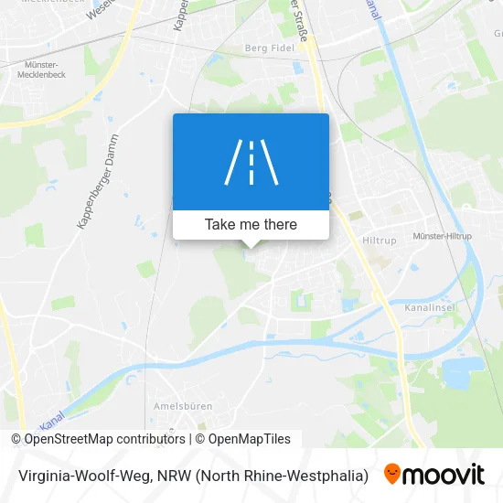 Карта Virginia-Woolf-Weg