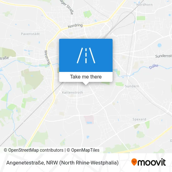 Карта Angenetestraße