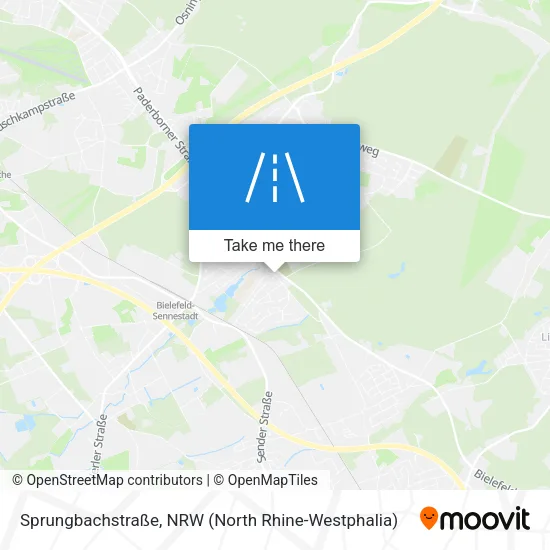 Карта Sprungbachstraße