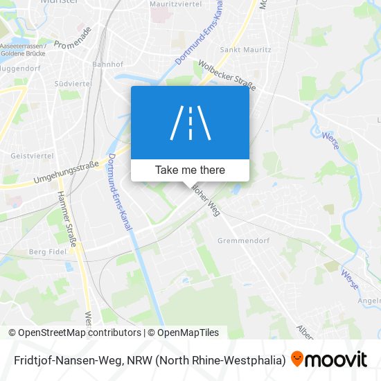 Fridtjof-Nansen-Weg map