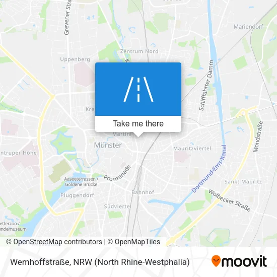 Карта Wemhoffstraße