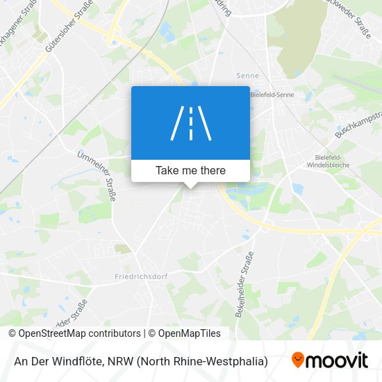 An Der Windflöte map