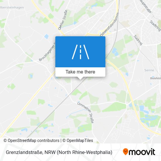 Grenzlandstraße map