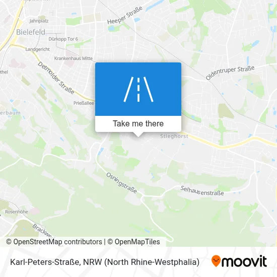 Karl-Peters-Straße map