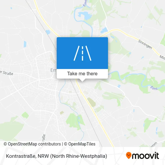 Карта Kontrastraße