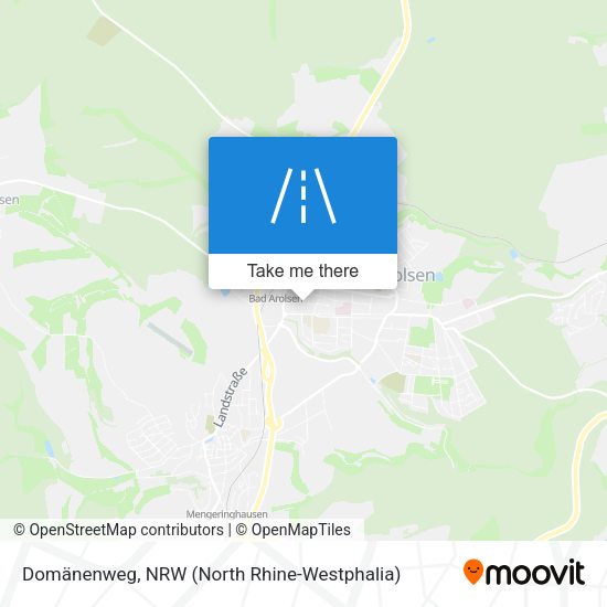 Domänenweg map