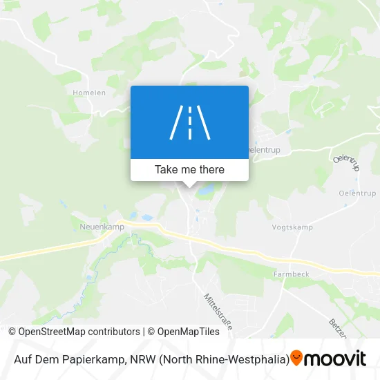 Карта Auf Dem Papierkamp