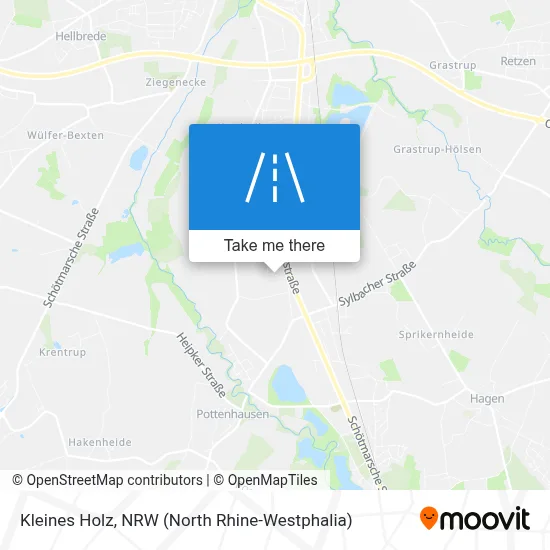 Kleines Holz map